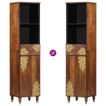 Sideboard 38x33x160 cm Massivholz Mango