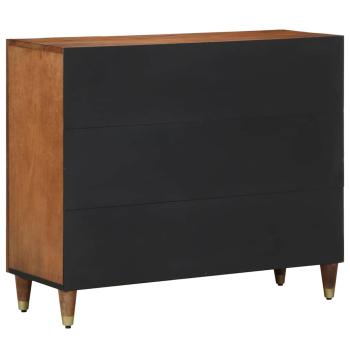 Sideboard 90x33x75 cm Massivholz Mango