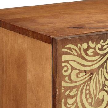 Sideboard 90x33x75 cm Massivholz Mango