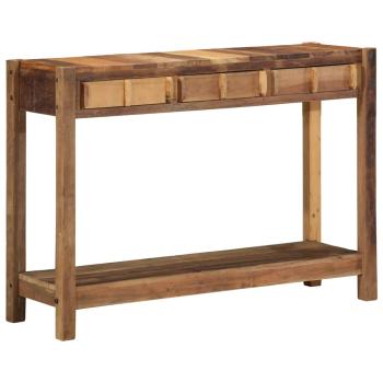 Konsolentisch 107x33x76 cm Recyceltes Massivholz