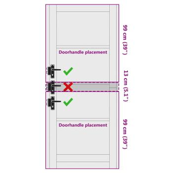 Innentür 'ORKDAL'86x211x4 cm Sperrholz Kiefer