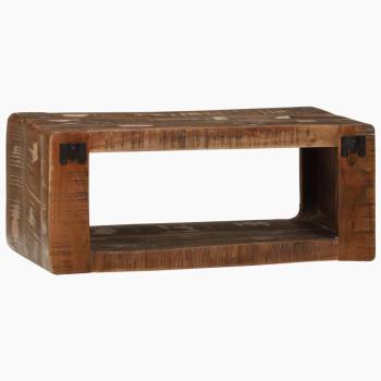 TV-Schrank Multicolor 60x30x25 cm Massivholz Altholz