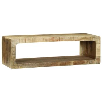 TV-Schränk 80x30x25 cm Massivholz Raues Mangoholz