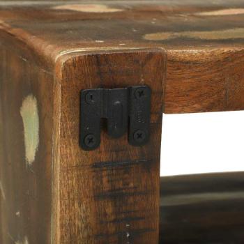 3-teiliges TV-Schranksystem Bunt Massivholz Recycelter