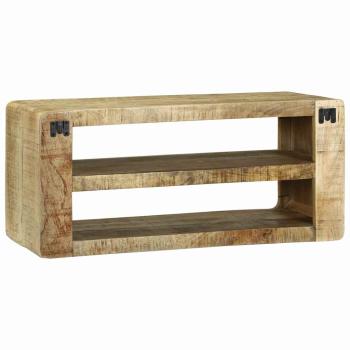 TV-Schrank 80x32x36 cm Massivholz Mango