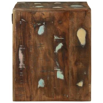 Fernsehtisch 36x36x30 cm Massivholz Altholz