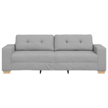 3-Sitzer Sofa in Wolkengrau, 180 cm, Stoff