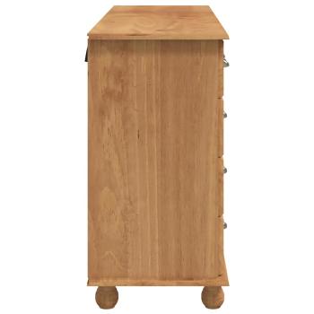 Kommode "ASKIM" 79x40x133.5 cm Massivholz Kiefer