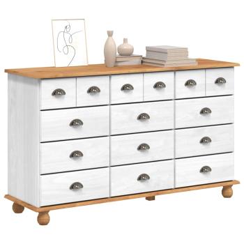 Schubladenkommode mit Schubladen ASKIM Weiß 79 x 40 x 133,5 cm