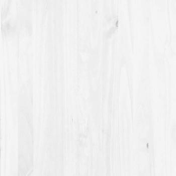Eingangsstauraumbank ASKIM Weiß 100x39x62 cm Massivholz Kiefer