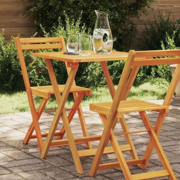 ARDEBO.de - Klappgarten-Tisch Quadratisch 60x60x72 cm Massivholz Akazie