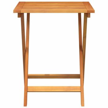 Klappgarten-Tisch Quadratisch 60x60x72 cm Massivholz Akazie