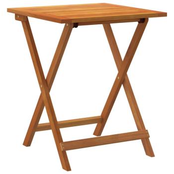 Klappgarten-Tisch Quadratisch 60x60x72 cm Massivholz Akazie