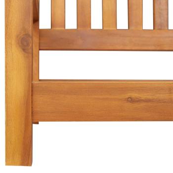 2-Sitzer Garten-Schaukelbank 110x56x58 cm Massivholz Akazie