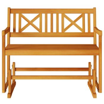 2-Sitzer Garten-Schaukelbank 110x59x97 cm Massivholz Akazie