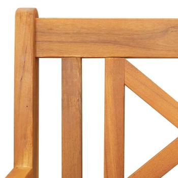 2-Sitzer Garten-Schaukelbank 110x59x97 cm Massivholz Akazie