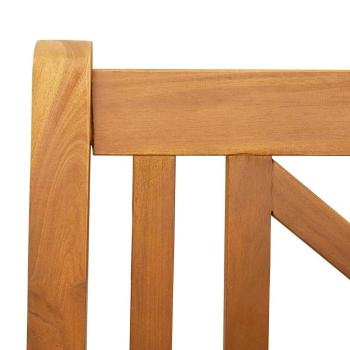 2-Sitzer Garten Schwingbank 110x56x58 cm aus solidem Akazienholz