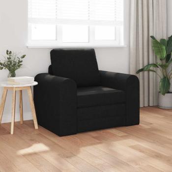 ARDEBO.de - Boden Schlafsofa 2-in-1 Schwarz 98x71x83 cm
