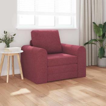 ARDEBO.de - Boden Schlafsofa 2-in-1 Burgunderrot 98x71x83 cm Stoff