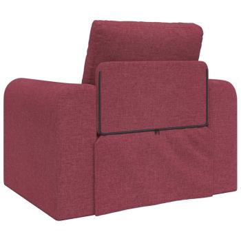 Boden Schlafsofa 2-in-1 Burgunderrot 98x71x83 cm Stoff