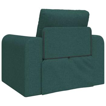Boden Schlafsofa 2-in-1 Dunkelgrün 98x71x83 cm Stoff
