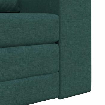 Boden Schlafsofa 2-in-1 Dunkelgrün 98x71x83 cm Stoff