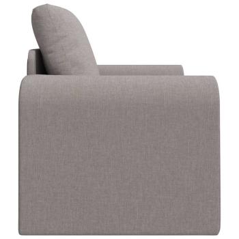 Floor Sofa Bett 2-in-1 Taupe 98x71x83 cm Stoff