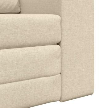 Boden Sofa Bett 2-in-1 Creme 98x71x83 cm Stoff