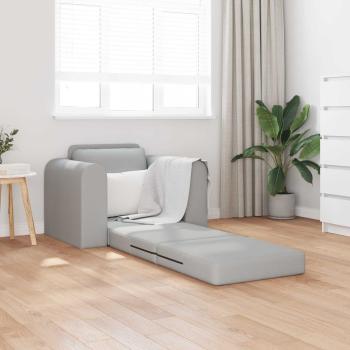 Schlafsofa 2-in-1 Wolkengrau 98x71x83 cm Stoff