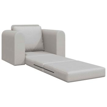 Schlafsofa 2-in-1 Wolkengrau 98x71x83 cm Stoff