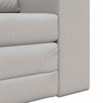 Schlafsofa 2-in-1 Wolkengrau 98x71x83 cm Stoff