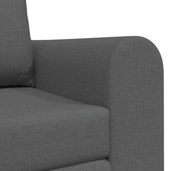 Boden Schlafsofa 2-in-1 Dunkelgrau 148x71x83 cm Stoff