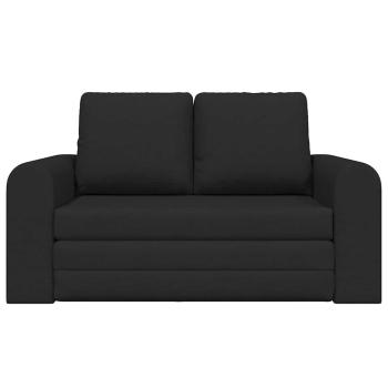 Boden Sofa Bett 2-in-1 Schwarz 148x71x83 cm Stoff