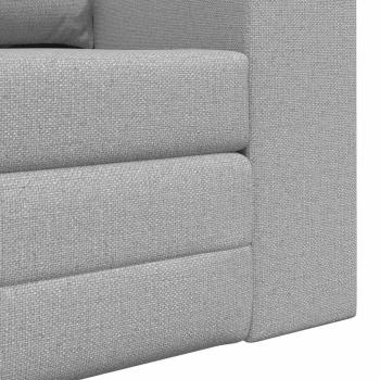 Boden Schlafsofa 2-in-1 Wolken Grau 148x71x83 cm Stoff