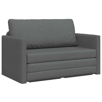 Boden Sofa Bett 2-in-1 Dunkelgrau 124x71x78 cm Stoff