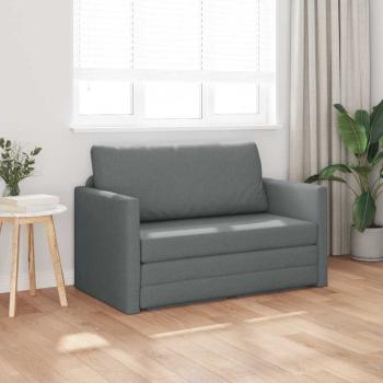 Boden Sofa Bett 2-in-1 Dunkelgrau 124x71x78 cm Stoff