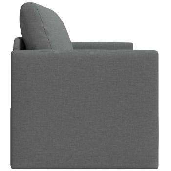 Boden Sofa Bett 2-in-1 Dunkelgrau 124x71x78 cm Stoff