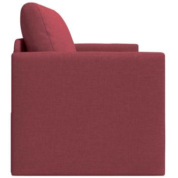 Boden-Sofa-Bett 2-in-1 Burgunderrot 124x71x78 cm Stoff