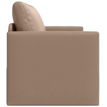Futonsofa 2-in-1 Cappuccino 124x71x78 cm Kunstleder