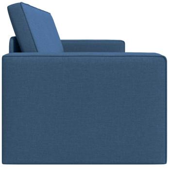 Boden Schlafsofa 2-in-1 Blau 245x150x60.5 cm Stoff