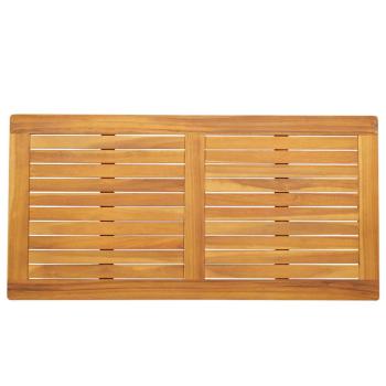 Tischplatte 110x55x2,2 cm Rechteckige Massivholztischplatte