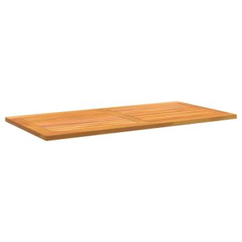 Tischplatte 110x55x2,2 cm Rechteckige Massivholztischplatte