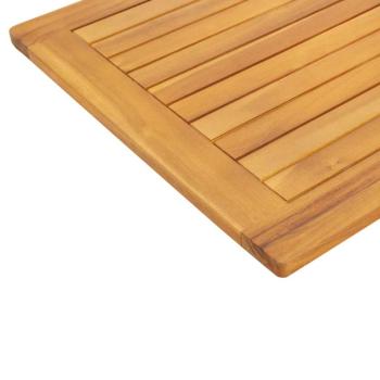 Tischplatte 110x55x2,2 cm Rechteckige Massivholztischplatte