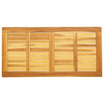 Tischplatte 110x55x2,2 cm Rechteckige Massivholztischplatte