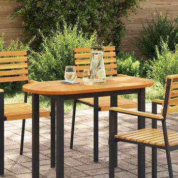 ARDEBO.de - Tischplatte 100x50x2.2 cm ovale massive Akazie