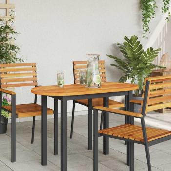 Tischplatte 100x50x2.2 cm ovale massive Akazie