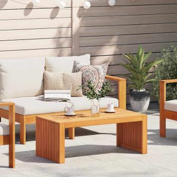 ARDEBO.de - Garten Couchtisch 90x45x35 cm Massivholz Akazie