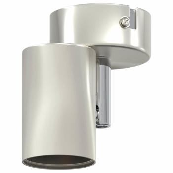 Deckenstrahler 1 Wege verstellbar Gebürstetes Nickel E27