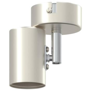 Deckenstrahler 1 Wege verstellbar Gebürstetes Nickel E27
