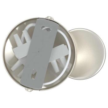 Deckenstrahler 1 Wege verstellbar Gebürstetes Nickel E27